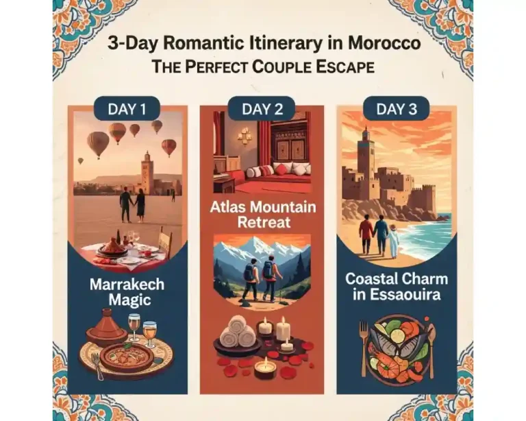 Perfect Couples Romantic 3-Day Itinerary= Marrakech #Atlas Mountains & Essaouira