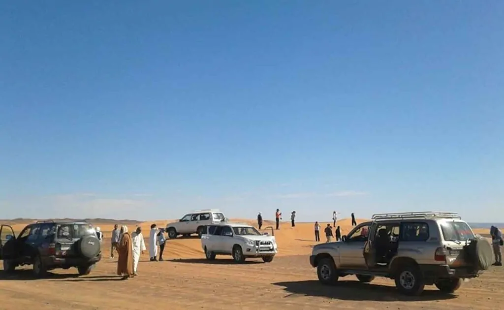 Part of the Morocco Tourist Attractions team welcoming travelers to the Sahara Desert.